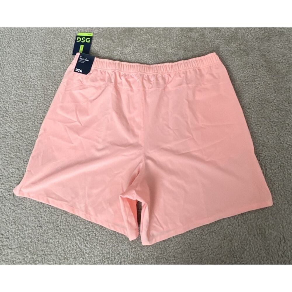 DSG Men’s XL 6” Agility Shorts Pink Ray Athletic Fit Moisture Wicking